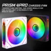 LDPCSJ PRISM 4 PRO Computer Chassis Fan 12cm ARGB 4 Pin  Quiet Cooling Fan 12V Large Air Volume 42CFM/1200RPM