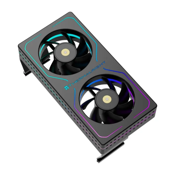 Thermalright MC-2 ARGB Computer Memory Cooler,Paired with high-performance dual fans, suitable for DDR/DDR2/DDR3/DDR4/DDR5
