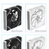 Power Train PRISM 8 PRO Computer Case Fan 120mm ARGB 4Pin PWM Quiet CPU Cooling Fan 12V Large Air Volume 56.8CFM/600-1500RPM
