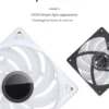 Jonsbo SL-120 Case Fan 120mm 5V 3Pin ARGB Light Effect PWM 600-1500RPM Cooling Fan 12cm High Air Volume Slient Fan