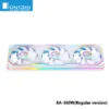 JONSBO XA-360/120 12CM ARGB Case Fan (Dual Bezel Lighting Effect/Color Blocking/Aura Sync/PWM Male/Female Connectors)