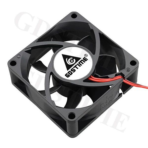 5PCS Gdstime 70x70x15mm DC 24V 12V 5V  70mm x 15mm 2Pin 7cm PC Case Radiator Silent Cooler Brushless Cooling Axial Fan 7015