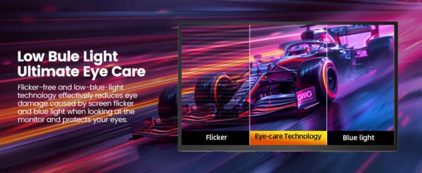 UPERFECT 18.5" 120Hz Portable Monitor 100% sRGB 1080P FreeSync IPS Speakers USB C Mini HDMI Gaming Display For Phone NS PS5 XBOX