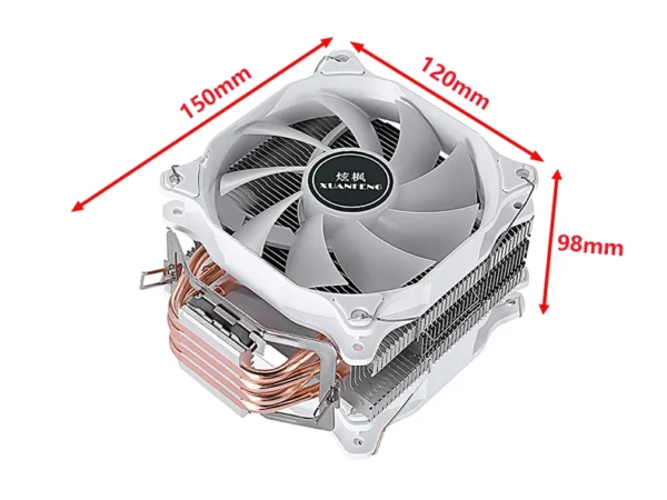 XUANFENG 120mm Fan Radiator Air-cooled 4/6 Heat Pipe CPU Cooler Installing LGA115x 2011 x99 E5 1200 1700 1851 i5 i7 AM4 AM5 2066