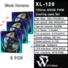 ICE Whale XL-120 ARGB PC Case Fan 120mm Infinity Mirror Design Motherboard Lighting Sync 4PIN PWM CPU Cooler Fan ventilador