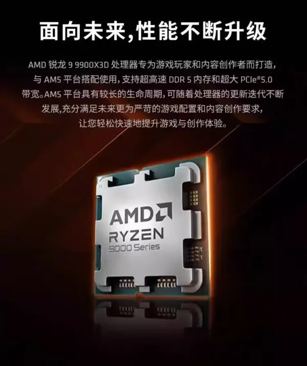 AMD R5 7800X3D/9600X/9700X/9800X3D/9900X/9950X/9950X3D Bulk Boxed