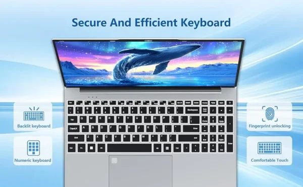 15.6" Gaming Laptop Computer Windows 11 Intel Core i9 10980HK PC Gamer 16GB RAM Fingerprint Unlock Notebook PC Backlight Laptops