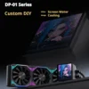 LOVINGCOOL DP-01 360/240 CPU liquid cooler radiator 4.0-inch super large frameless full screen diy water cooler
