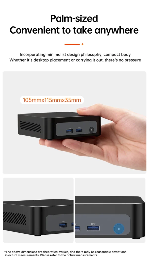 AMD Ryzen 7 7730U 5825U R5 7530U 5600U Gaming Mini PC 4K Triple Displays, Mini Computers Home Theater Office Business Education