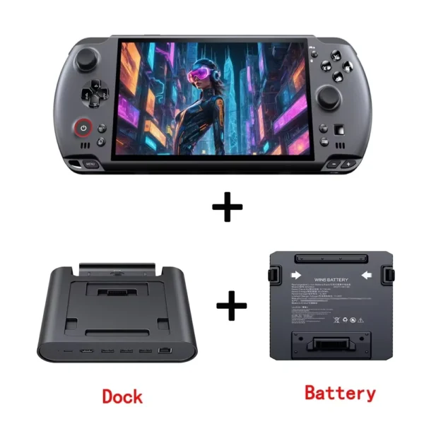 New GPD Win5 7" 120Hz 1080P LTPS Screen Handheld Gaming Console AMD395 M.2 2280 SSD Windows11 RGB Ergonomic Handheld Game Player