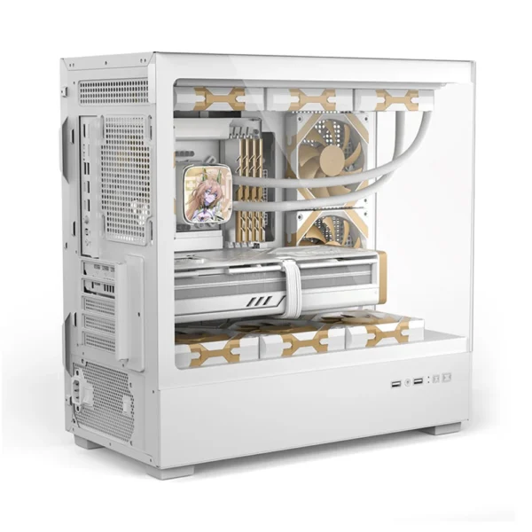 Factory Oem Custom Computer Pc Case Gaming Atx Cases & Towers Glass Cabinet Rtx 4060 With Rgb Fans for Gaming Desktop