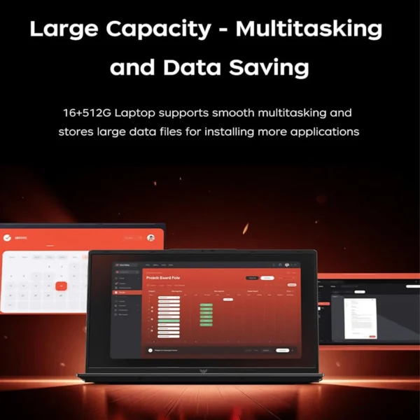 KAMRUI Gaming Laptop 15.6inch Laptop with AMD Ryzen 7 7730U 16GB 512GB Windows 11 High Performance Laptop ComputerRadeon WiFi 6