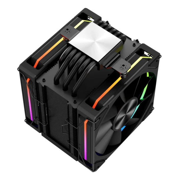 Power Train X-GAMERX MK8 CPU Cooler LCD Screen Dual Fan Tower 6 Heat pipes Air-cooled radiator For LGA1700 115X 1200 AM4 AM5