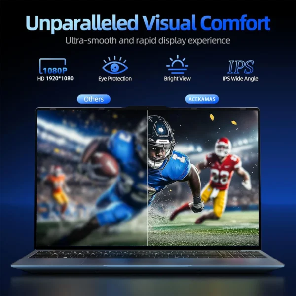 2026 ACEKAMAS 15.6" Gaming Laptop Intel Core i9 10980HK IPS 4K Gamer Computer 16GB DDR4 1TB SSD M.2 Windows 11 Pro Notebook PC