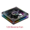 JONSBO ZA-120/240/360 Computer Case Fan 12CM 5V ARGB 120mm Monolithic Structure Water-Cooled Fan  PWM Forward/Reverse Fan Kits