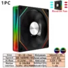 ARGB PC Case Fan 120mm Infinity Mirror Design Motherboard Lighting Sync 4PIN PWM CPU Cooler Fan ventilador Air-cooler mute fans