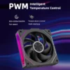 Coolcirc DL-2 120mm ARGB Cooling Fan Modular Wireless Stackable Splicing 800-2000RPM PWM Silent for Gaming PC Case Water Cooler