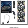 LIAN LI UNI FAN SL Wireless 120 Single Pack , Reverse Blade Triple Pack, LCD 120 Single Pack, Case fan, water cooled fan