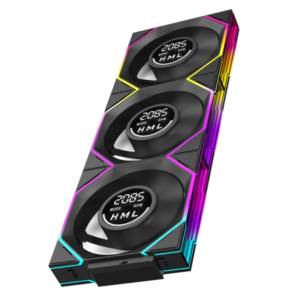 120mm ARGB Fan Daisy Chain 5V3pin ARGB Sync Water-Cooled Fan - Jungle Leopard Interstellar V4 1pc