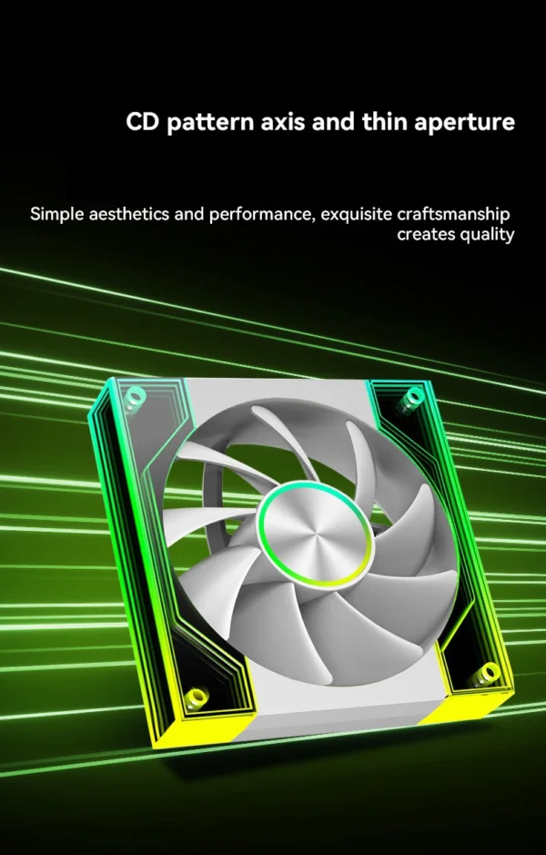 ICE Whale XL-120 ARGB PC Case Fan 120mm Infinity Mirror Design Motherboard Lighting Sync 4PIN PWM CPU Cooler Fan ventilador