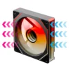 120mm ARGB PWM Fan – Side Infinity Mirror Lighting, 5V 3-Pin Sync Cooling for PC Case CPU Cooler – Jungle Leopard Prism 4 MAX