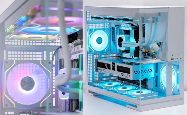 Jungle Leopard Star Trail 120mm ARGB CPU Fan - Infinity Mirror, 5V 3Pin Addressable RGB Cooling for Gaming PC