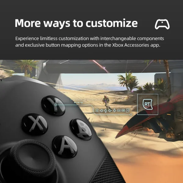 Microsoft Xbox Black Elite Wireless Controller Series 2  for Xbox Series S Xbox Series X XSS XSX 100%  Orginal 