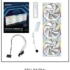 LIAN LI UNI FAN SL Wireless 120 Single Pack , Reverse Blade Triple Pack, LCD 120 Single Pack, Case fan, water cooled fan