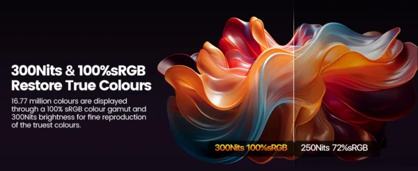 UPERFECT 18.5" 120Hz Portable Monitor 100% sRGB 1080P FreeSync IPS Speakers USB C Mini HDMI Gaming Display For Phone NS PS5 XBOX