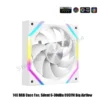 140 Case Fan ARGB, Silent 6-30dBa 89CFM Big Airflow, 14CM PC Cabinet 14025 Cooler Support Mobo 5V ARGB SYNC, Reverse Or Forward