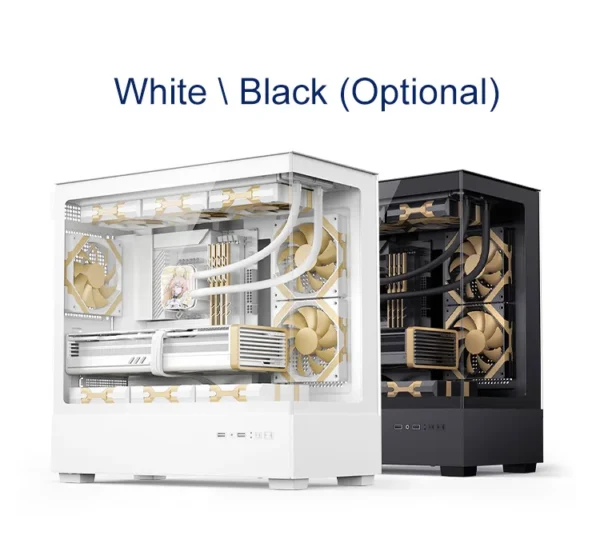 Factory Oem Custom Computer Pc Case Gaming Atx Cases & Towers Glass Cabinet Rtx 4060 With Rgb Fans for Gaming Desktop