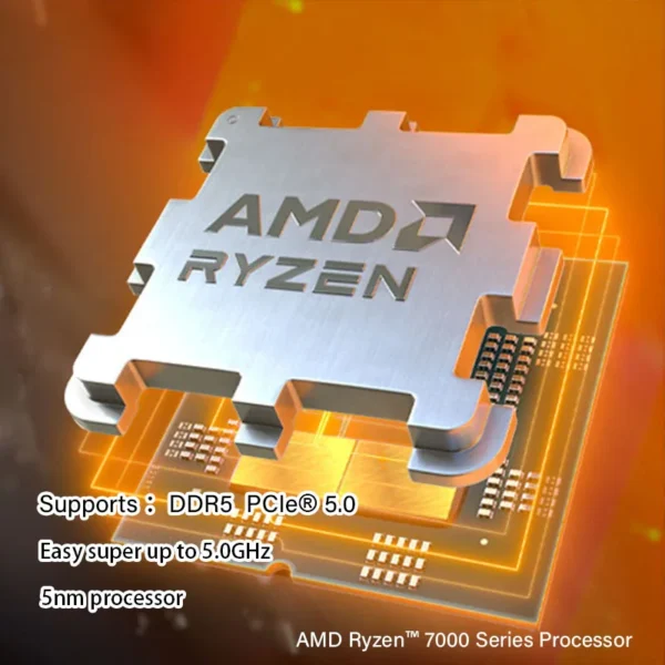 AMD Ryzen 5 7500F R5 7500F CPU Ryzen Processor 6 Core 12 Thread 65W 5nm Socket AM5 Procesador 라이젠 процессор PC Gamer Desktop