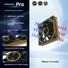 LOVINGCOOL Coherent Pro-360/240/120 ARGB digital display PC fan computer case Siamese Building block fan Integration