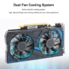 GTX 1650 4GB Graphics Card 128Bit GDDR5 Dual Cooling Fan Computer Graphics Low Power GPU for Working Gaming Video Editing Ports