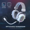 FIFINE RGB Gaming Headset with 7.1 Surround Sound/3-EQ/MIC,Over-ear Headphone with In-line Control for PC PS4 PS5 Ampligame-H6W