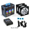 Lian Li UNI Fan AL120 ARGB Cableless Fan Support L-Connect 3 PWM Silent Low Noise High RPM MB SYNC/Controller, V1 Triple Pack