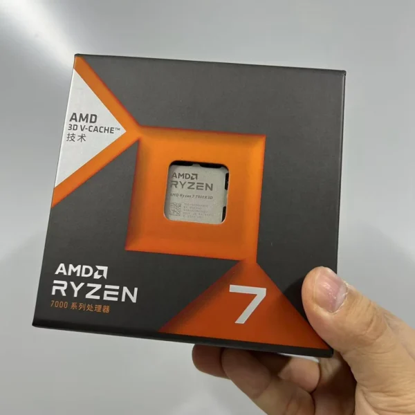 Original brand new AMD Ryzen7 7800X3D processor in the original box, Socket AM5 desktop computer CPU processor.