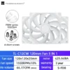 Thermalright TL-C12C 3 in 1 120mm Cooling Fan 5V ARGB gamer Adjust Speed Cooler argb Adjustable computer Case Fan ventilador