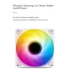 Jonsbo SL-120 Case Fan 120mm 5V 3Pin ARGB Light Effect PWM 600-1500RPM Cooling Fan 12cm High Air Volume Slient Fan