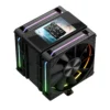 Power Train X-GAMERX MK8 CPU Cooler LCD Screen Dual Fan Tower 6 Heat pipes Air-cooled radiator For LGA1700 115X 1200 AM4 AM5