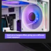 PC case fan 120mm ARGB mirror cycling lighting effect CPU cooling fan 4-pin PWM 58.36CFM fan for computer water cooling