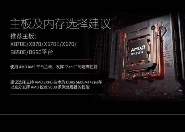 AMD R5 7800X3D/9600X/9700X/9800X3D/9900X/9950X/9950X3D Bulk Boxed