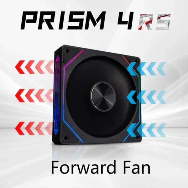 PRISM 4 RS Computer Case Fan 12cm ARGB 4 Pin Quiet Cooling Fan 12V Large Air Volume 800-1600RPM