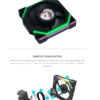 LIAN LI UNI FAN SL Wireless 120 Single Pack , Reverse Blade Triple Pack, LCD 120 Single Pack, Case fan, water cooled fan