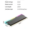 TEUCER RM-1 PC Memory Heatsink RAM Cooling Vest 5V 3-PIN ARGB for Desktop Computer Memory DDR3 DDR4 DDR5 DDR2