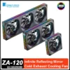JONSBO ZA-120/240/360 Case Cooling Fan ARGB 12cm Connected Building Block Fan PWM Silent Chassis Fan