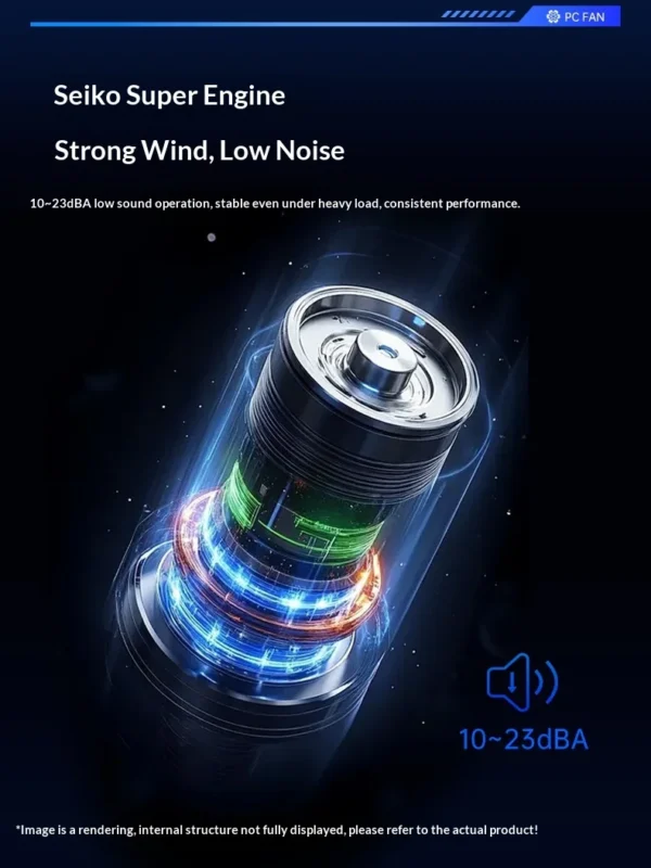 Hifrost Ice Chain Modular 120mm ARGB PC Case Cooling Fans Wireless Thermostatic Sync Lighting For Gaming Chassis CPU Cooler