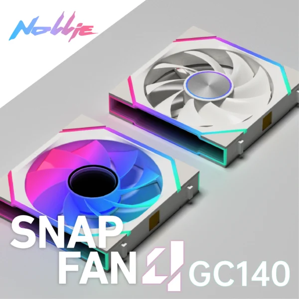 Nollie FAN GC140 ARGB 140mm Fans 34LED Cooling Fan Modular Stackable Splicing PWM Silent