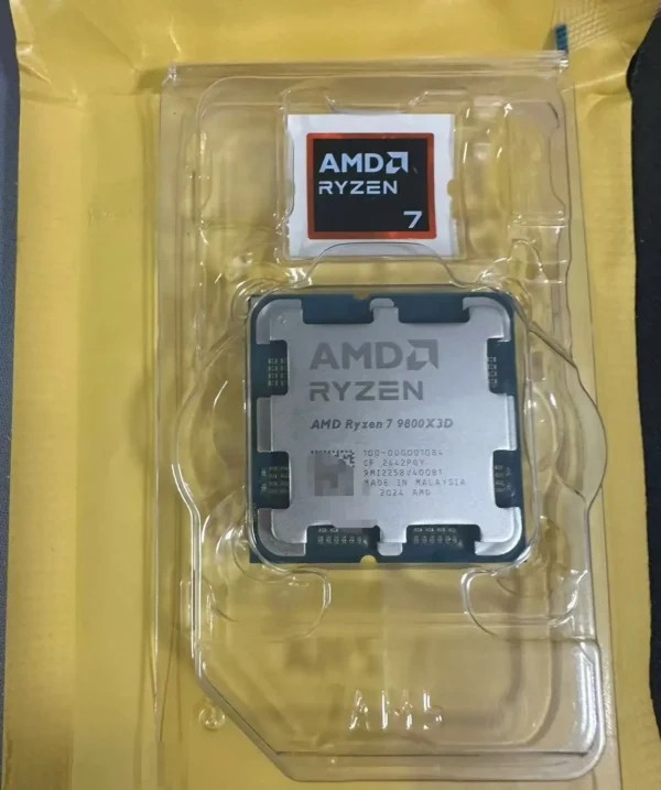Origina New AMD Ryzen 7 7800X3D / 9800X3D / R9 7900X3D Socket AM5 Gaming Desktop CPU Processors With Integrated Graphics Boxed