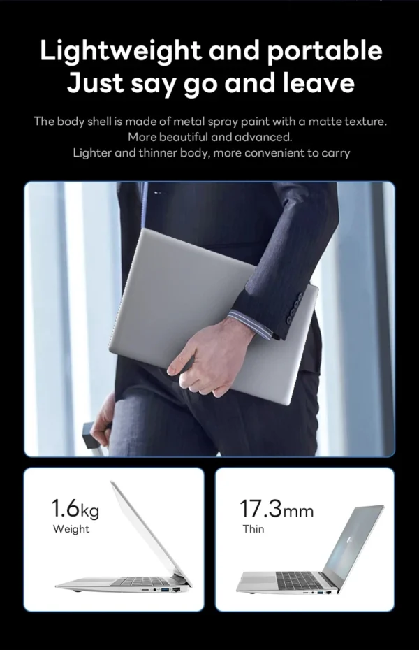 ACEKAMAS 14.1" intel Core i9-10980HK laptop 16GB RAM 1/2TB SSD Portable laptops Windows 11 Pro Office Gaming Notebook computer